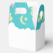 Stars Moon & Clouds Baby Dusche Gefälligkeitsboxen Geschenkschachtel (Geöffnet)