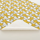 Stars Mustertuch Sherpadecke (3/4)