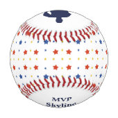 Stars MVP Personalisiert halten Baseball (Rückseite)