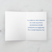 Stars 'n Streifen Freiheit Karte (Innenseite)