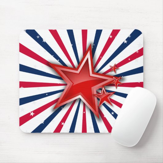 Stars 'n Streifen Freiheit Mousepad (Mit Mouse)