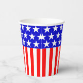 Stars N Stripes Red White Blue Pappbecher (Rechts)