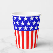 Stars N Stripes Red White Blue Pappbecher (Vorderseite)