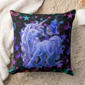Stars 'n Stuff Blue Unicorn Kissen (Decke)