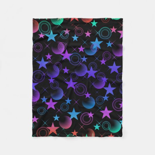 Stars 'n Stuff Pattern Fleecedecke (Vorderseite)