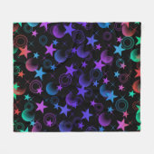 Stars 'n Stuff Pattern Fleecedecke (Vorderseite (Horizontal))
