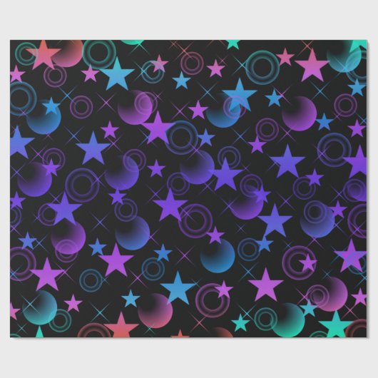 Stars 'n Stuff Pattern Geschenkpapier (Flach)