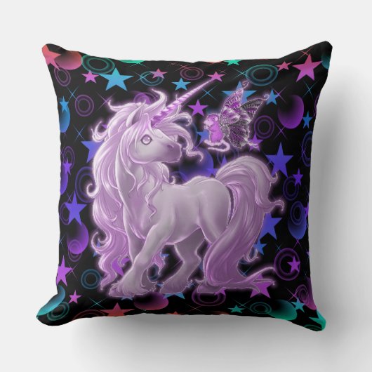 Stars 'n Stuff Pink Unicorn Kissen (Vorderseite)