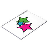Stars Neon Notizblock (Linke Seite)