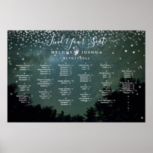 STARS NIGHT SKIESELATTE, ALPHA POSTER