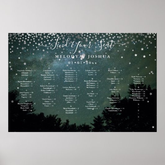STARS NIGHT SKIESELATTE, ALPHA POSTER (Vorne)
