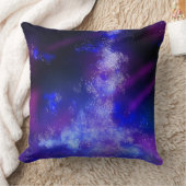 Stars Night Sky Mitternacht Blue Milky Way Kissen (Decke)