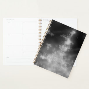 Stars Night Sky Mitternacht grau monochrome Milchs Planer