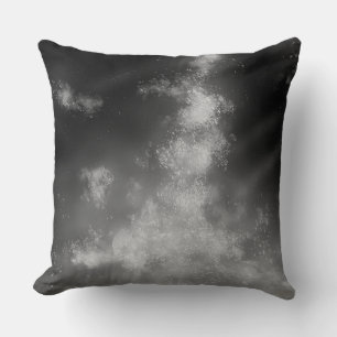 Stars Night Sky Mitternacht Gray Milky Way Kissen