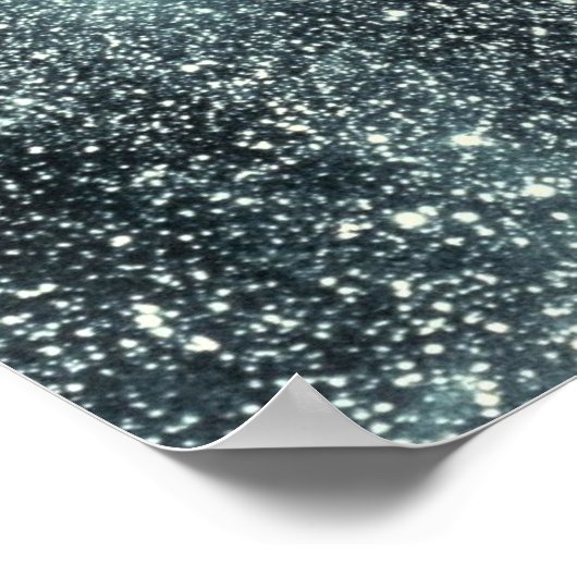 Stars Night Sky Poster (Ecke)