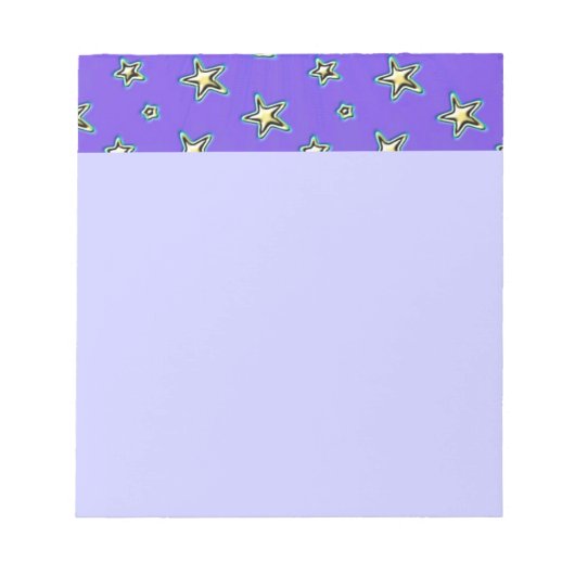 Stars Notepad Notizblock (Vorderseite)