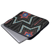 STARS of David and Stripes v2 (Personalisiert) Laptopschutzhülle (Vorne Knopf)