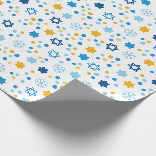 Stars Of David Geschenkpapier (Ecke)