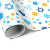 Stars Of David Geschenkpapier (Rolleneckpunkt)
