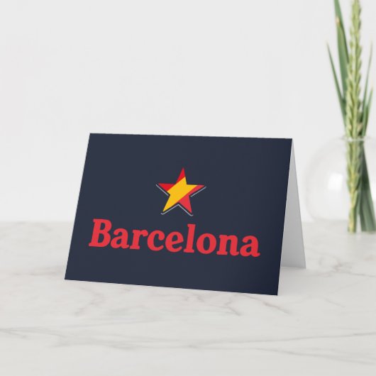 Stars of Spain – Barcelona Karte (Vorderseite)