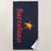 Stars of Spain – Barcelona Strandtuch (Vorderseite)