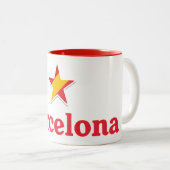 Stars of Spain – Barcelona Zweifarbige Tasse (VorderseiteRechts)