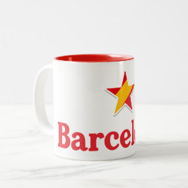 Stars of Spain – Barcelona Zweifarbige Tasse