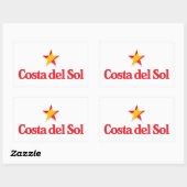 Stars of Spain – Costa del Sol Rechteckiger Aufkleber (Blatt)