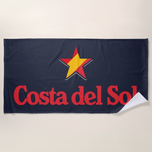 Stars of Spain – Costa del Sol Strandtuch (Vorderseite)