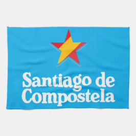 Stars of Spain – Santiago de Compostela Geschirrtuch