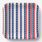 Stars-Papierplatte Pappteller (Vorderseite)