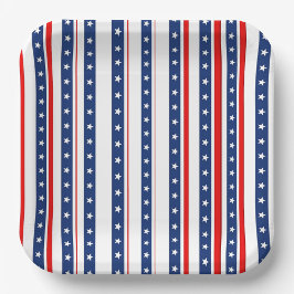 Stars-Papierplatte Pappteller