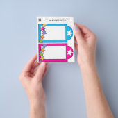 Stars Party Geschenk oder Vorzug Tag Tags Flyer (Gruppe)