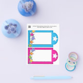 Stars Party Geschenk oder Vorzug Tag Tags Flyer (Einzeln)