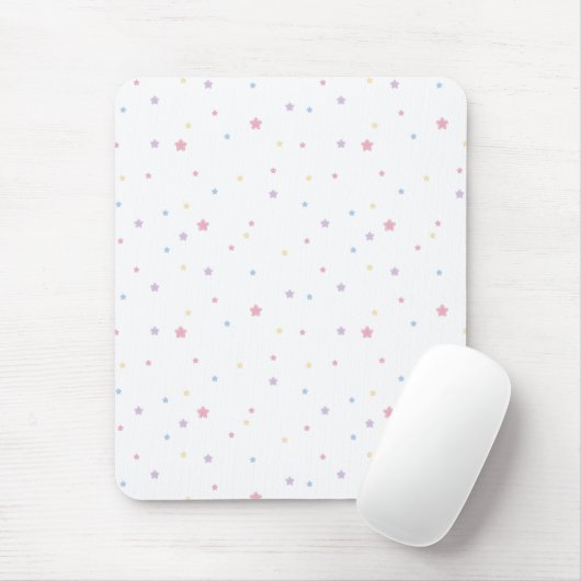 Stars Pastel Colors Mouse Pad Mousepad (Mit Mouse)