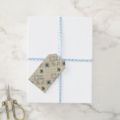 Stars, Patchwork Geschenkanhänger (Mit Garn)