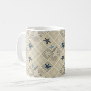 Stars, Patchwork Kaffeetasse