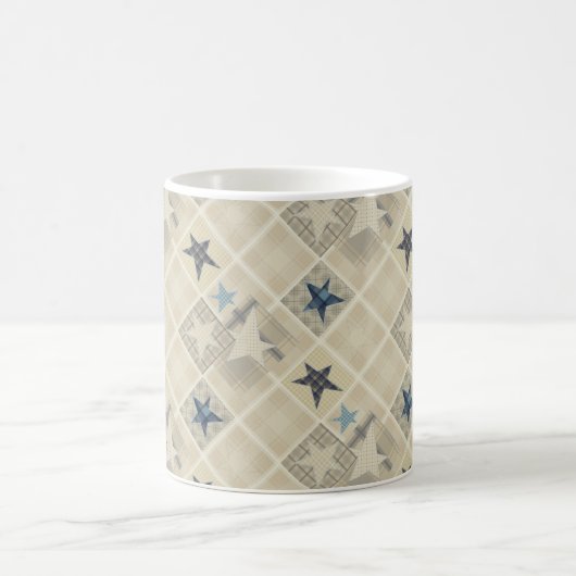 Stars, Patchwork Kaffeetasse (Mittel)