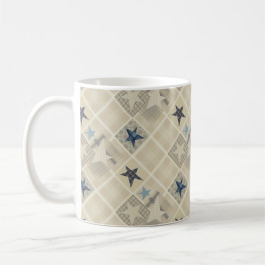 Stars, Patchwork Kaffeetasse (Links)