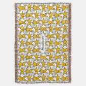 Stars Pattern individuelle Name werfen Decke (Vorderseite Vertikal)