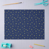 Stars Pattern Midnight Blue Seidenpapier (Basteln)