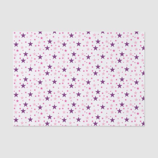 Stars pattern White Seidenpapier (Vorderseite)