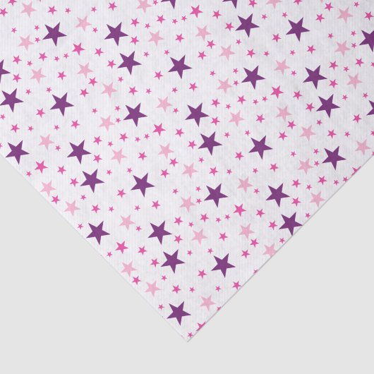 Stars pattern White Seidenpapier (Ausschnitt)