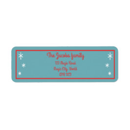 Stars - Personalisierte Rückgabeadresse