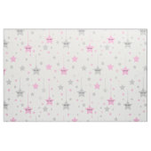 Stars Pink Gray Sleepy Eyes Stoff (Fat Quarter (45,7 x 55,9 cm))