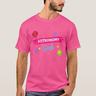 Stars Planets Galaxy Astronomie Geek T-Shirt