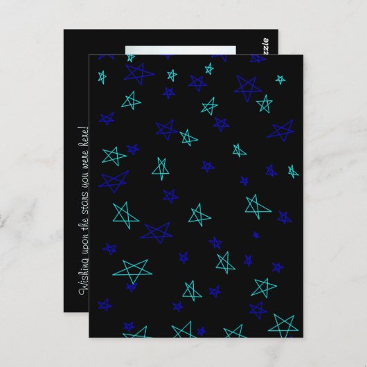 Stars Postcard Postkarte (Vorne/Hinten)