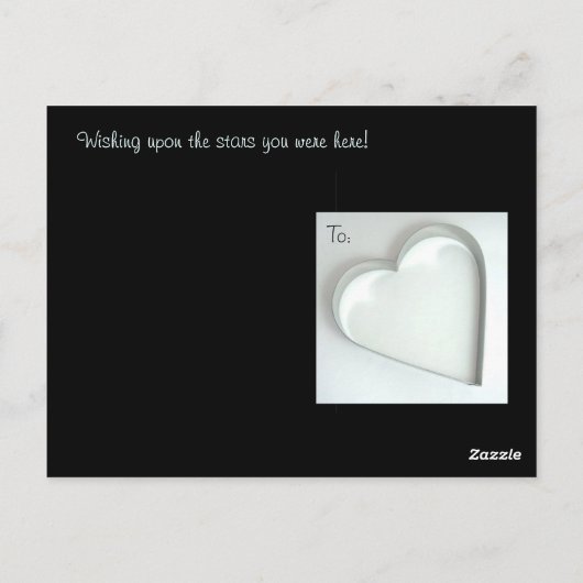 Stars Postcard Postkarte (Rückseite)