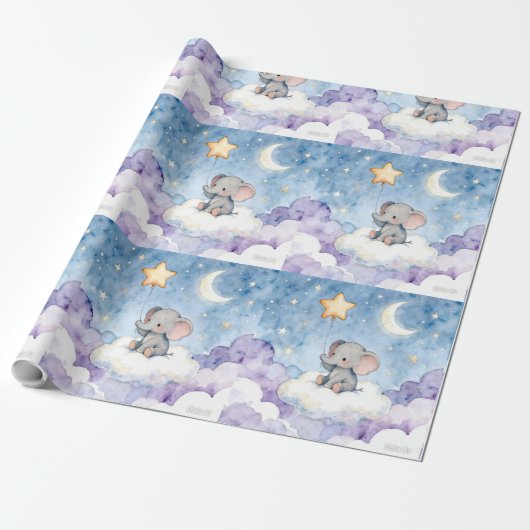 Stars repeating pattern wallpaper geschenkpapier (Ungerollt)