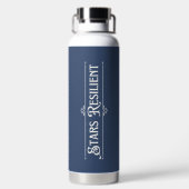 Stars Resilient - Water Bottle Trinkflasche (Rückseite)